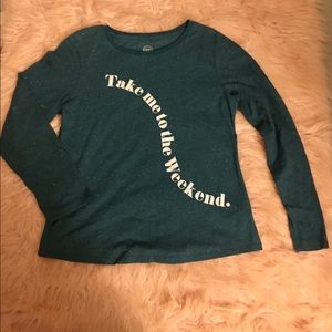 Girl’s take me to the weekend shirt